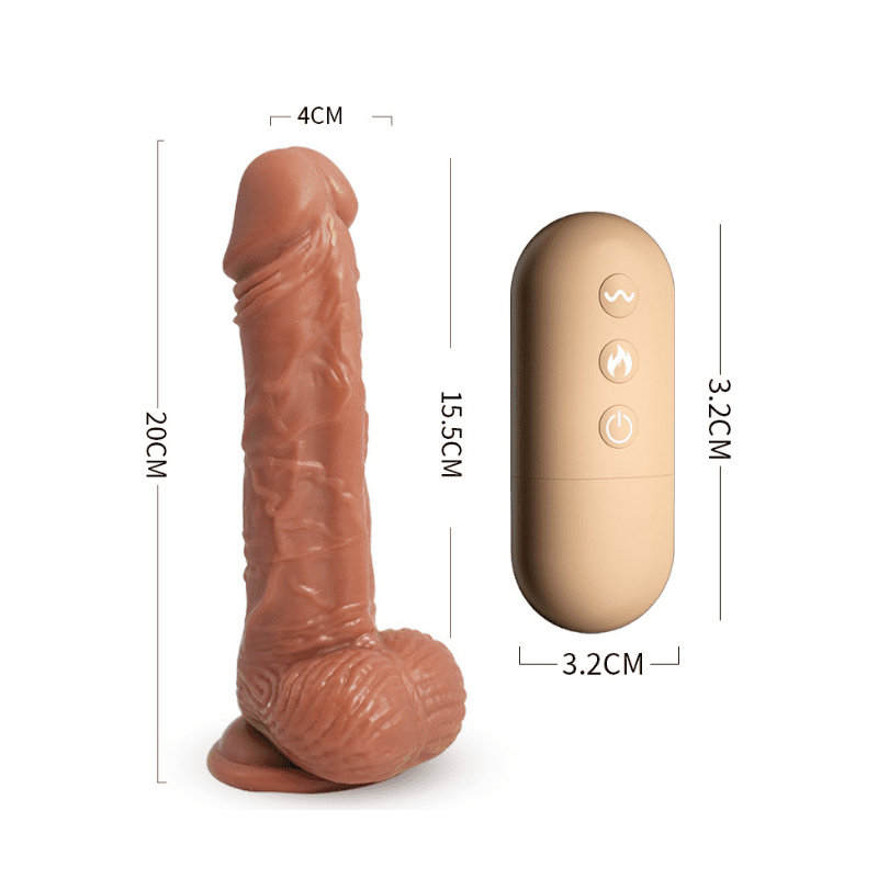 Dildo vibrador con control Vince LILO LL-B2102B - Imagen 7