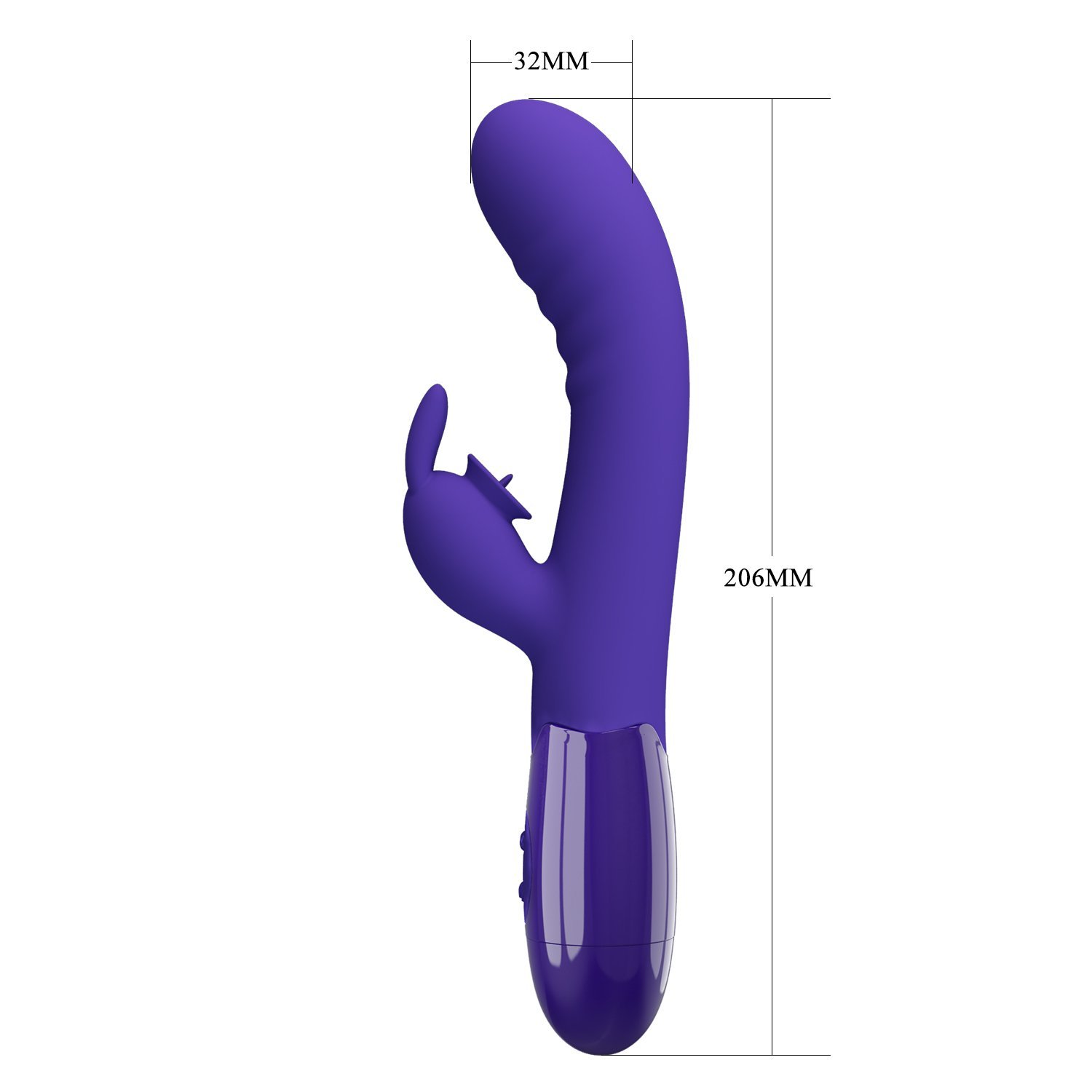 Vibrador doble Cerberus PRETTYLOVE BI-014795L - Imagen 7