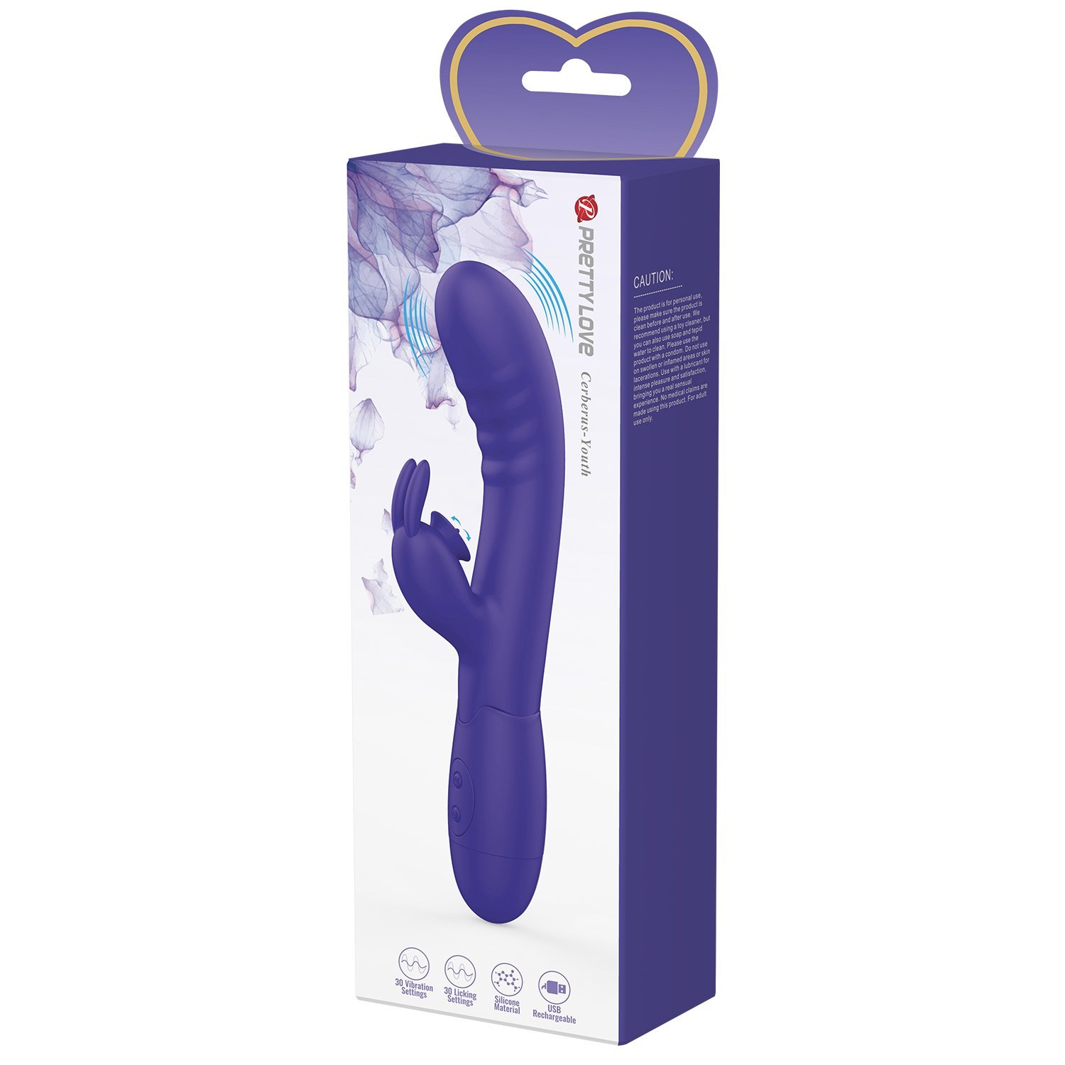 Vibrador doble Cerberus PRETTYLOVE BI-014795L - Imagen 5