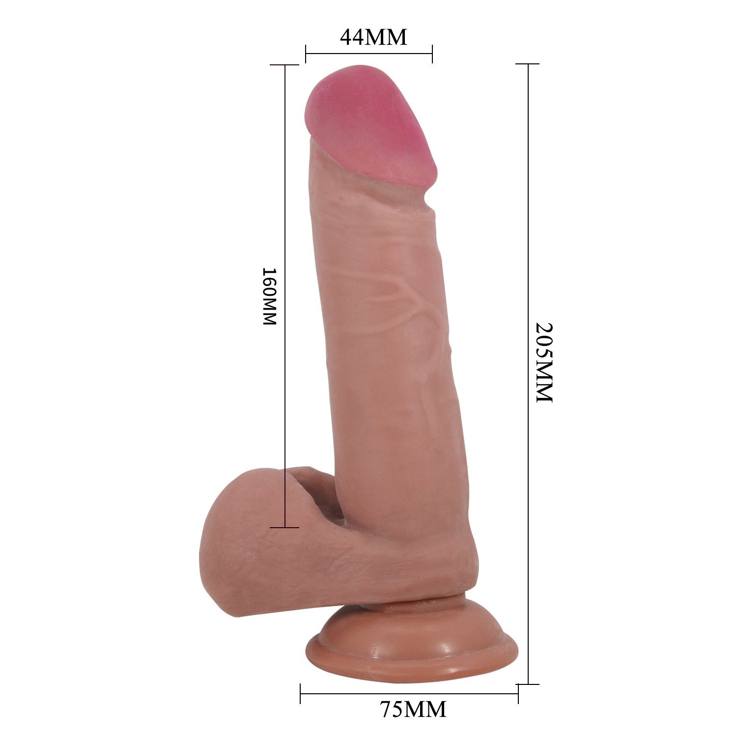 Dildo realista Masturbable PRETTYLOVE BW-008017LP-1 - Imagen 7