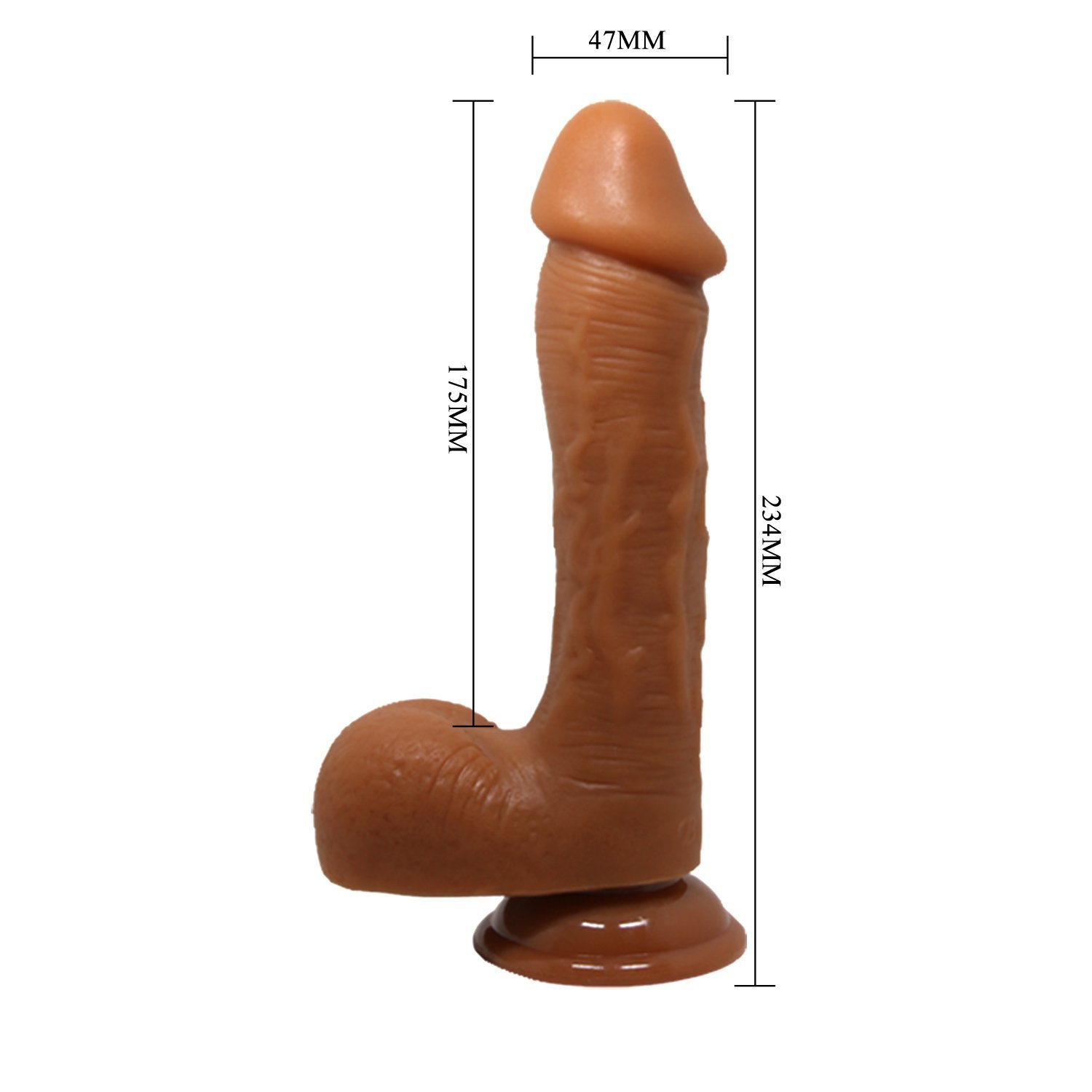 Dildo realista Johnson PRETTYLOVE BW-008040NR-1 - Imagen 6