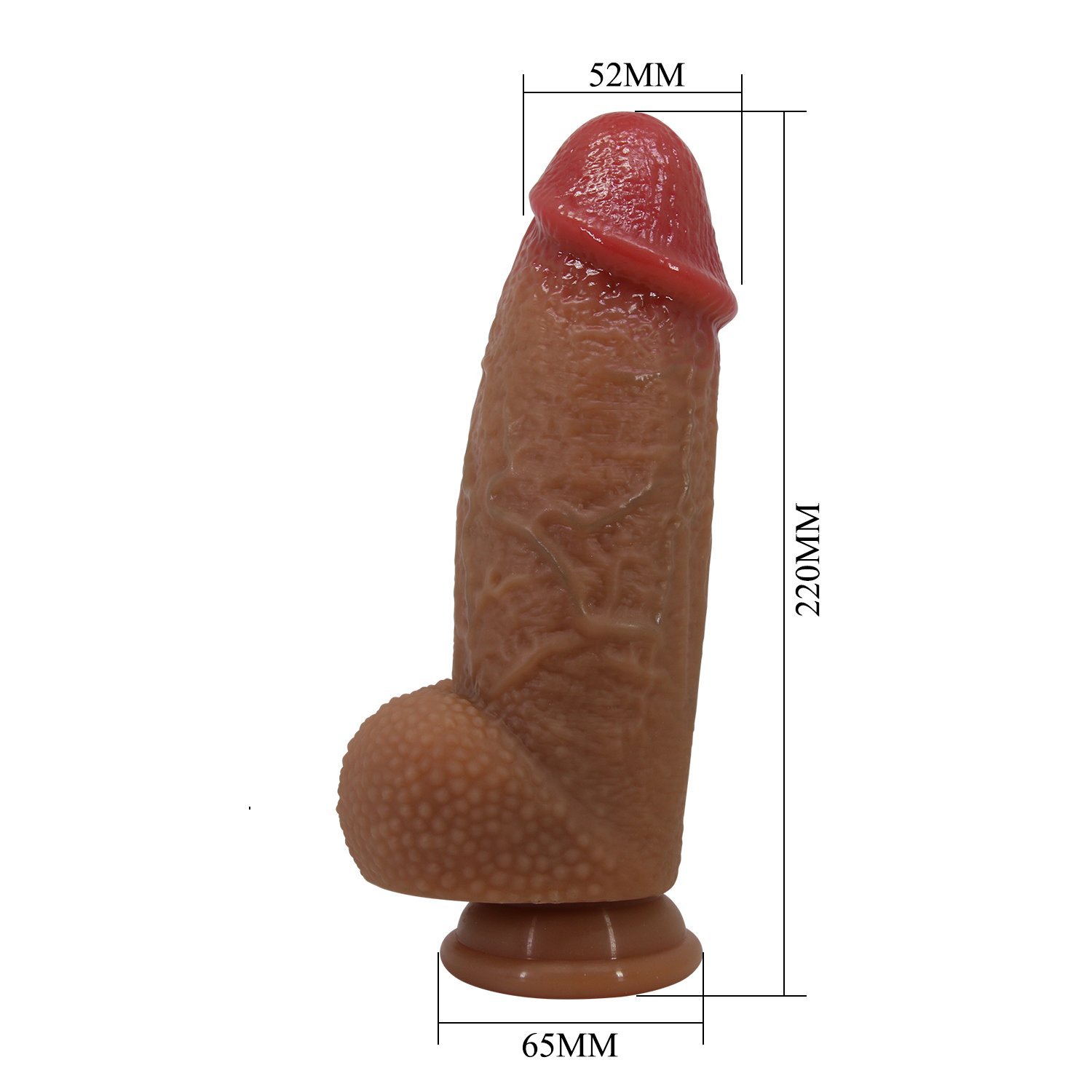 Dildo Realista Achille XL PRETTYLOVE BW-008130-1 - Imagen 6