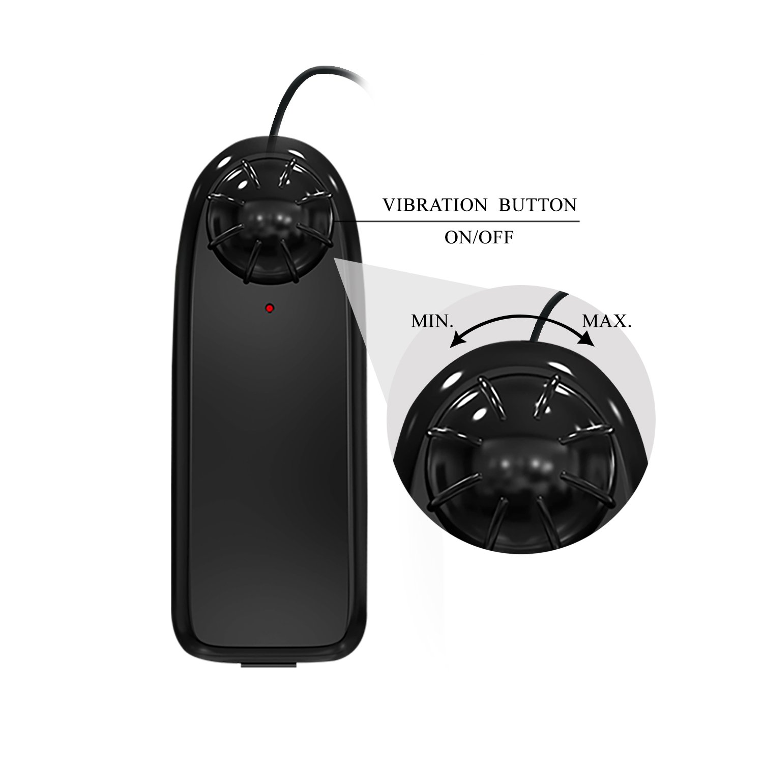 Dildo Vibrador a control BAILE BW-008018A - Imagen 3