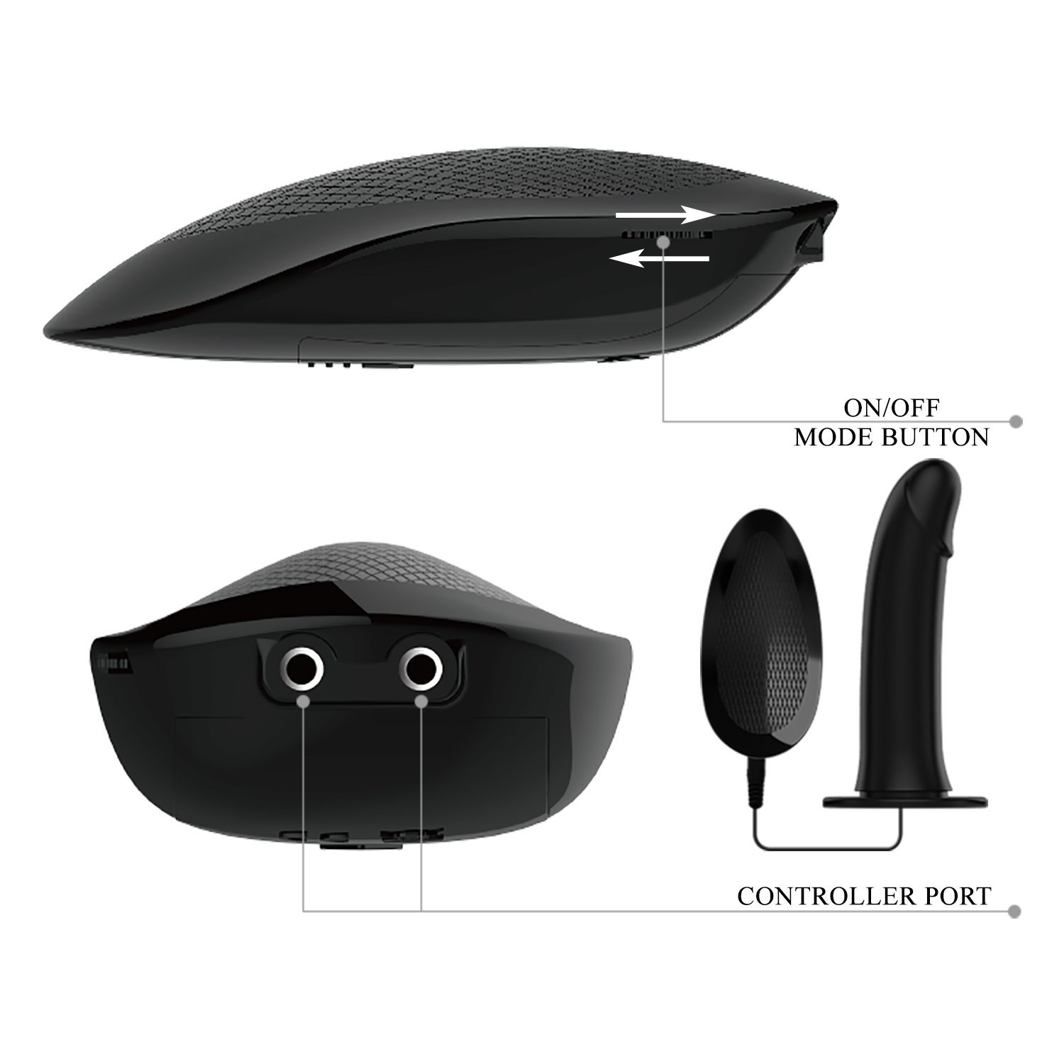 Arnés sexual con funda y vibrador BAILE BW-22055 - Imagen 7