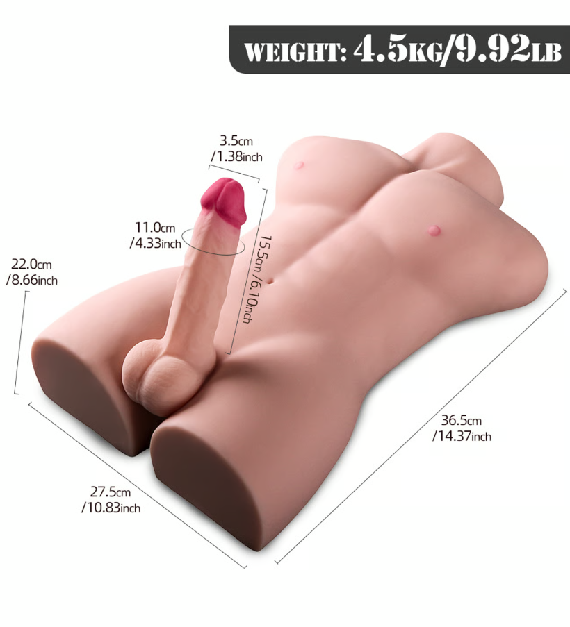 Muñeco sexual masculino Aquiles JLM-02 - Imagen 5