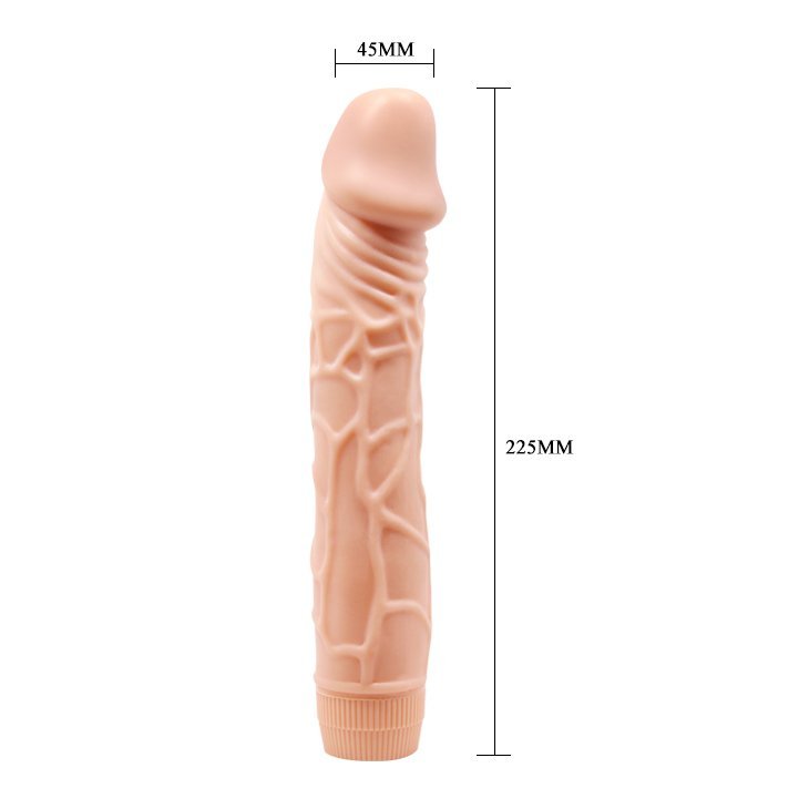 Dildo vibrador 22cm BAILE BW-001009R - Imagen 6