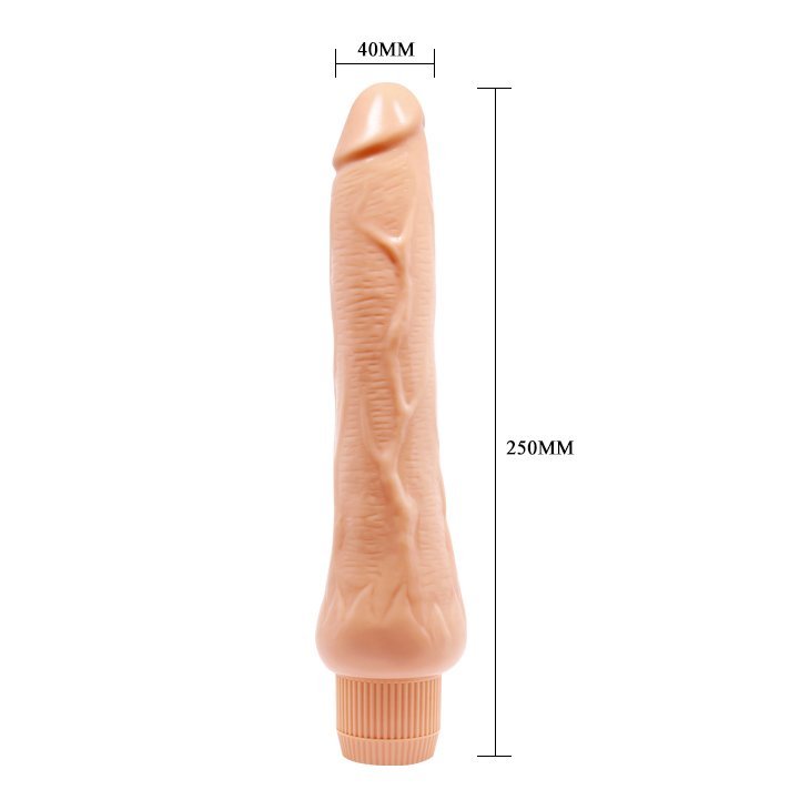 Dildo vibrador 25cm PRETTYLOVE BW-001072R - Imagen 6