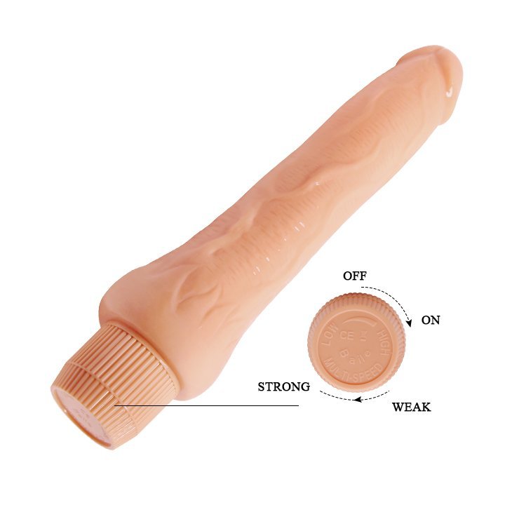 Dildo vibrador 25cm PRETTYLOVE BW-001072R - Imagen 4