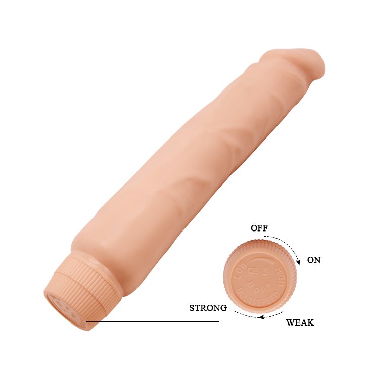 Dildo vibrador 26cm BAILE BW-1004R - Imagen 4