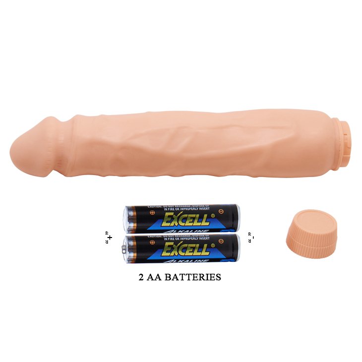 Dildo vibrador 26cm BAILE BW-1004R - Imagen 5