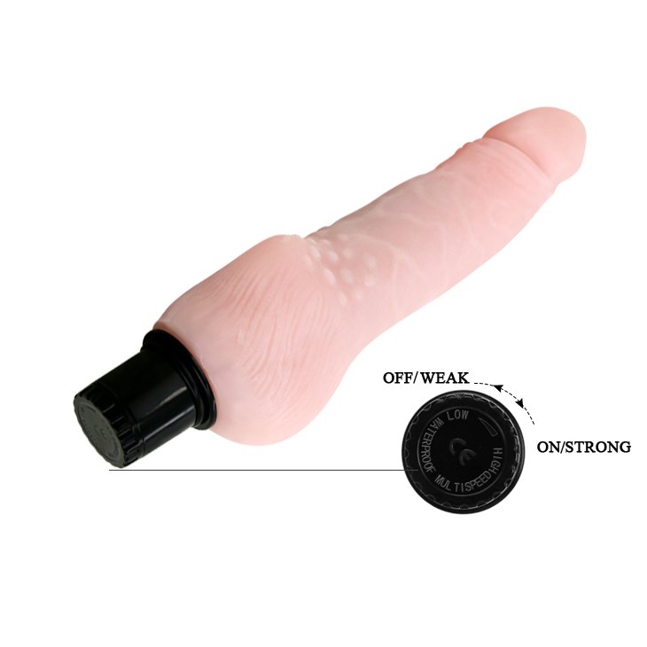 Dildo vibrador 18,5cm BAILE BW-027002 - Imagen 4