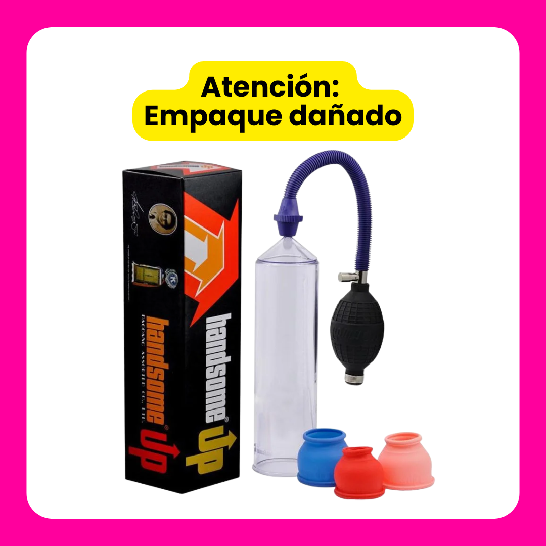 – OUTLET –   Bomba de vacío pene Handsome-up A38009