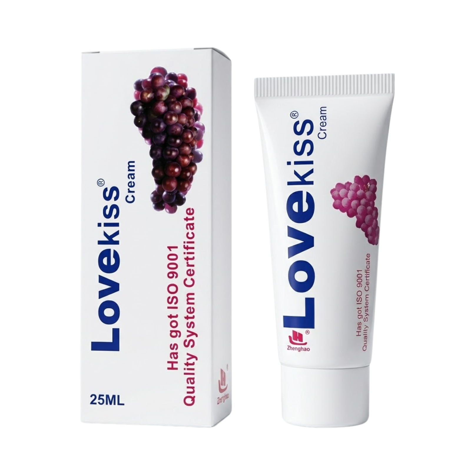 Lubricante Comestible Sabor Uva 25 ml Lovekiss No.131