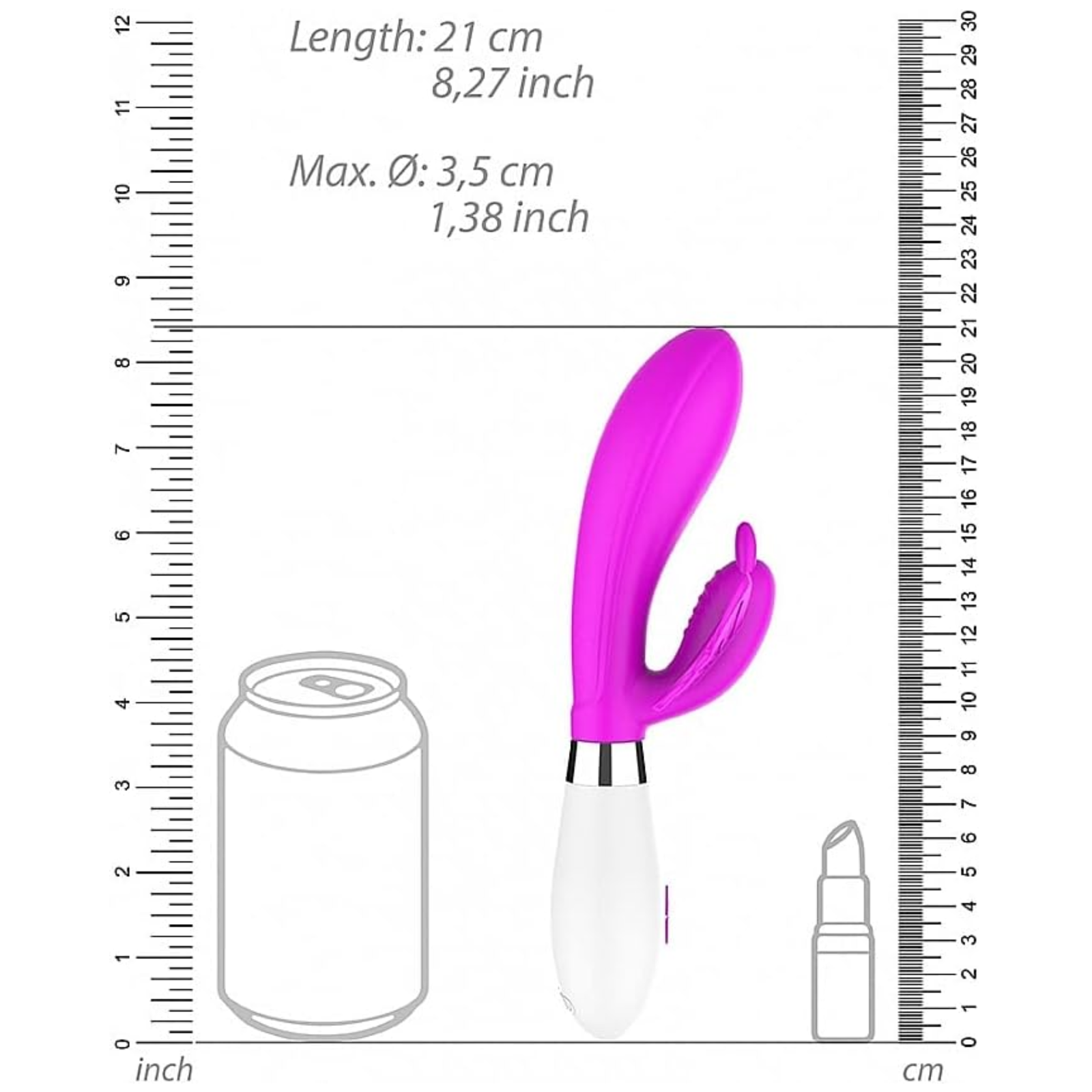 Vibrador mariposa XOXO VV168 - Imagen 2