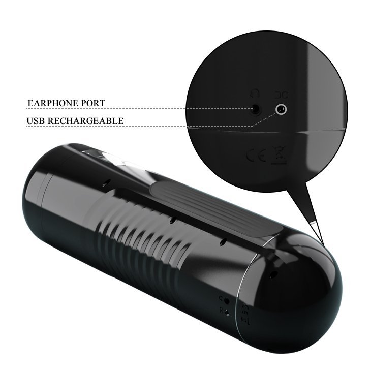 Masturbador masculino Automatico con Voz y Rotación BM-00900T57 - Imagen 5