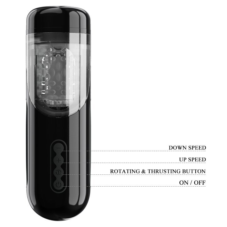Masturbador masculino Automatico con Voz y Rotación BM-00900T57 - Imagen 4