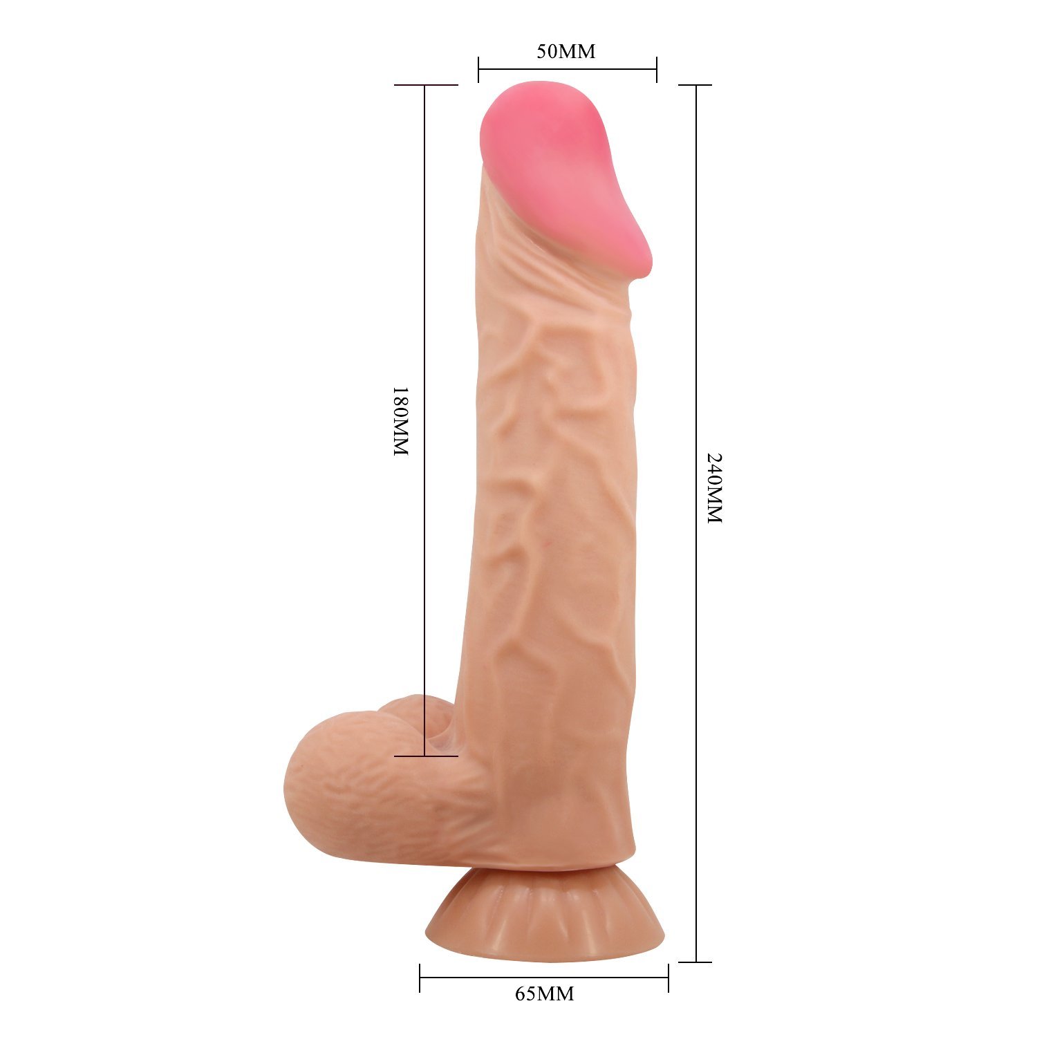 Dildo realista Masturbable PRETTYLOVE BW-008104NRG - Imagen 10