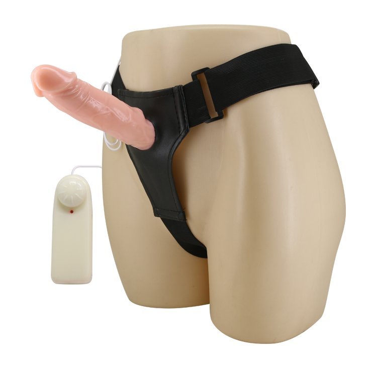 Arnés con funda vibradora BW-010025