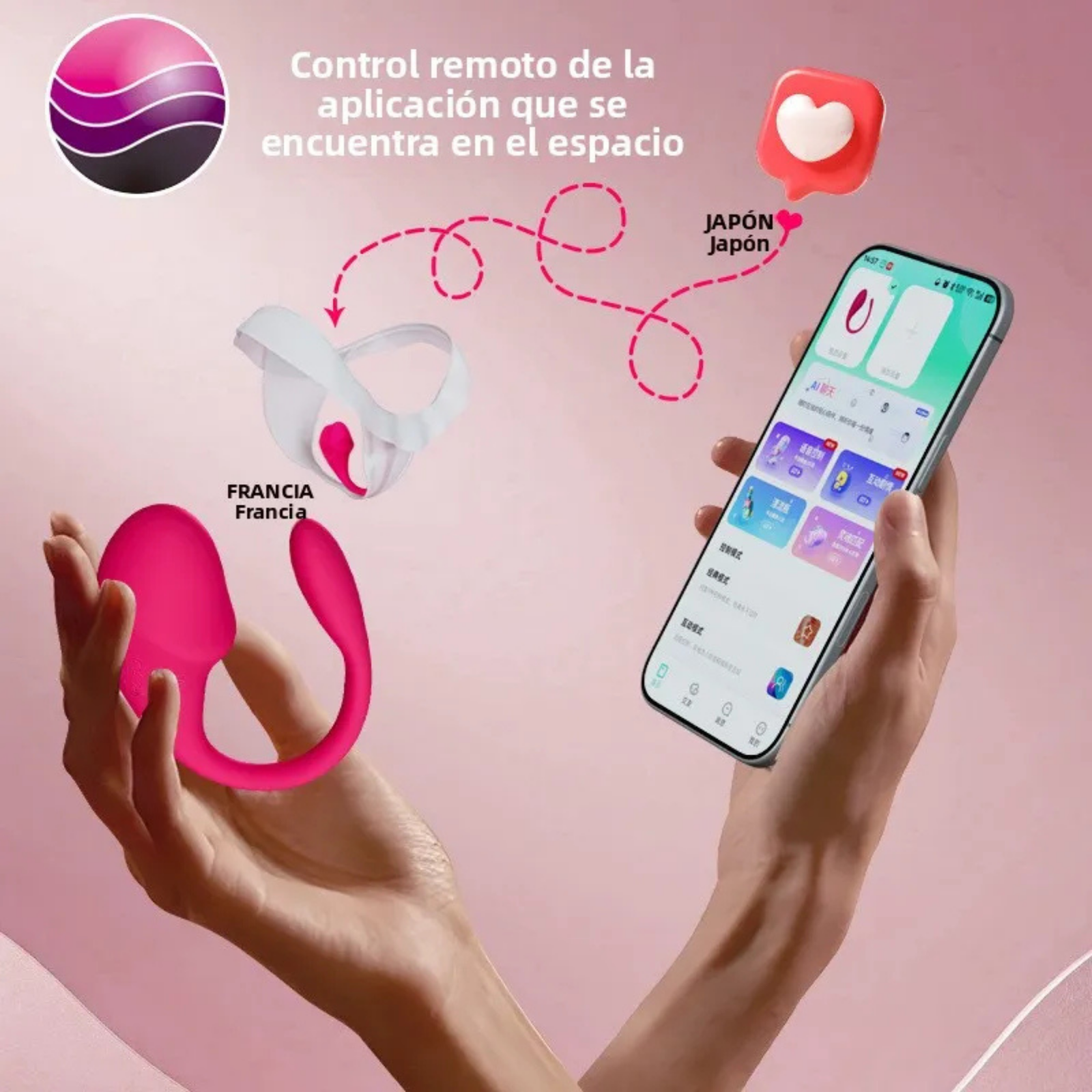 Vibrador a control APP Thalia MC38 - Imagen 2