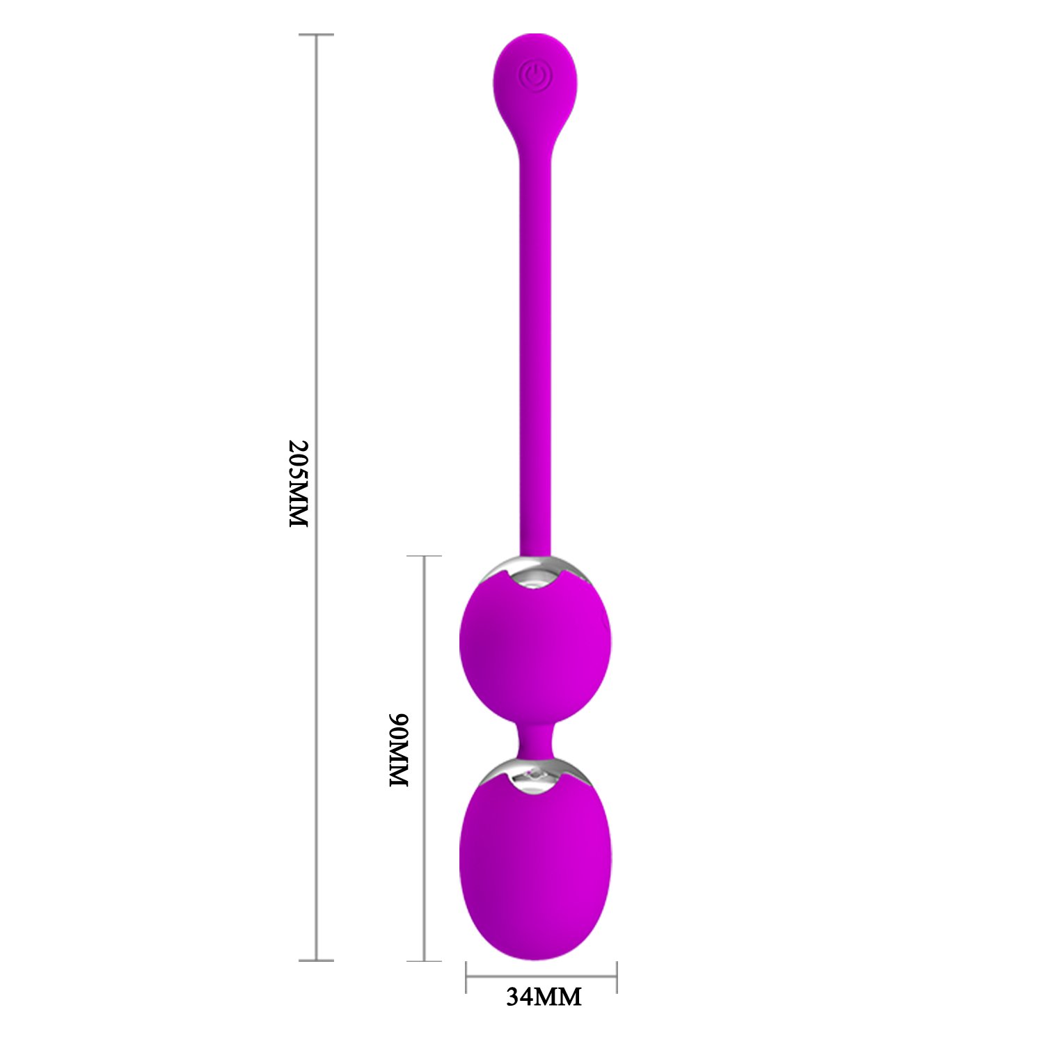 Bolas kegel vibradora a control BI-014548W - Imagen 6