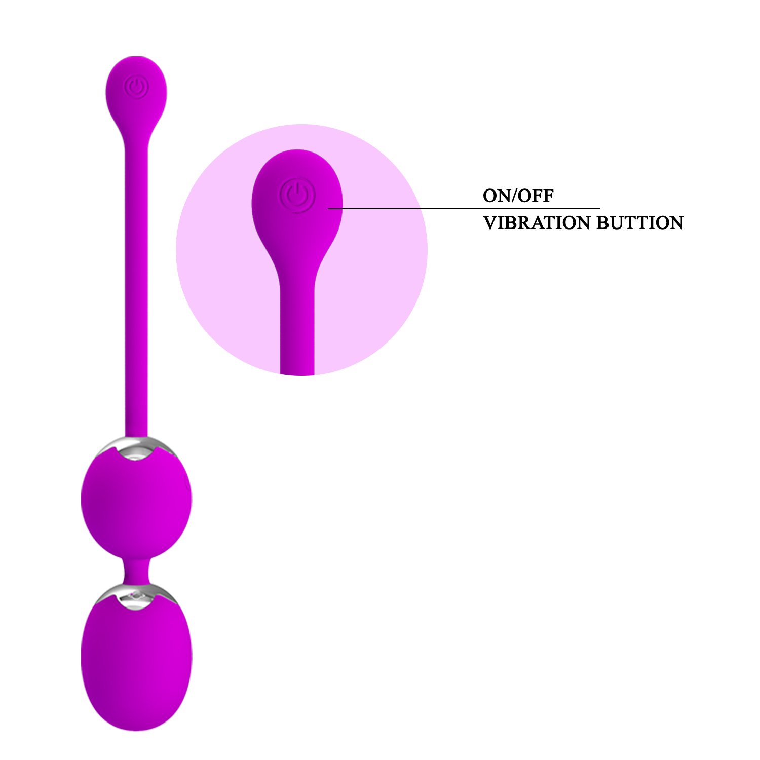 Bolas kegel vibradora a control BI-014548W - Imagen 3