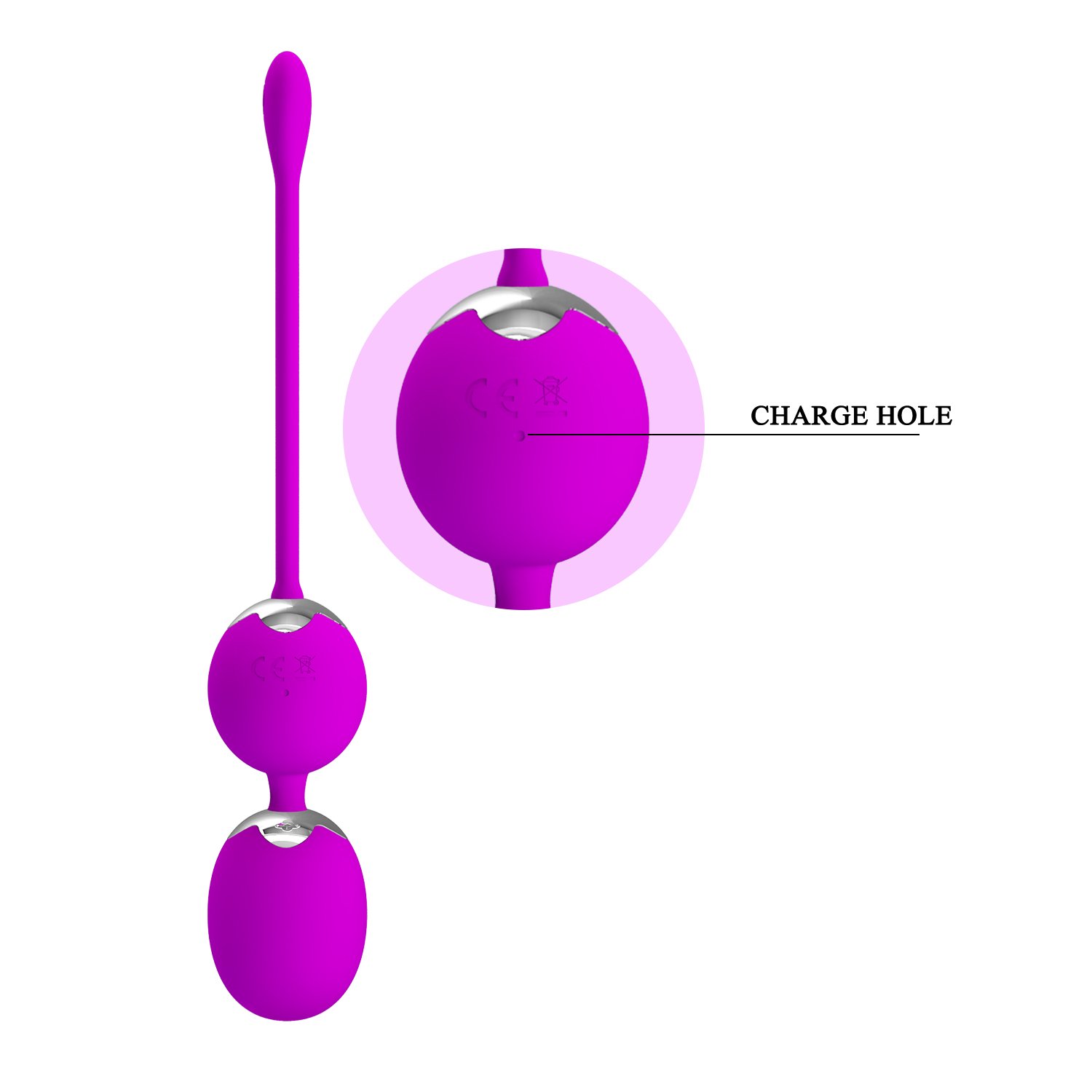 Bolas kegel vibradora a control BI-014548W - Imagen 9