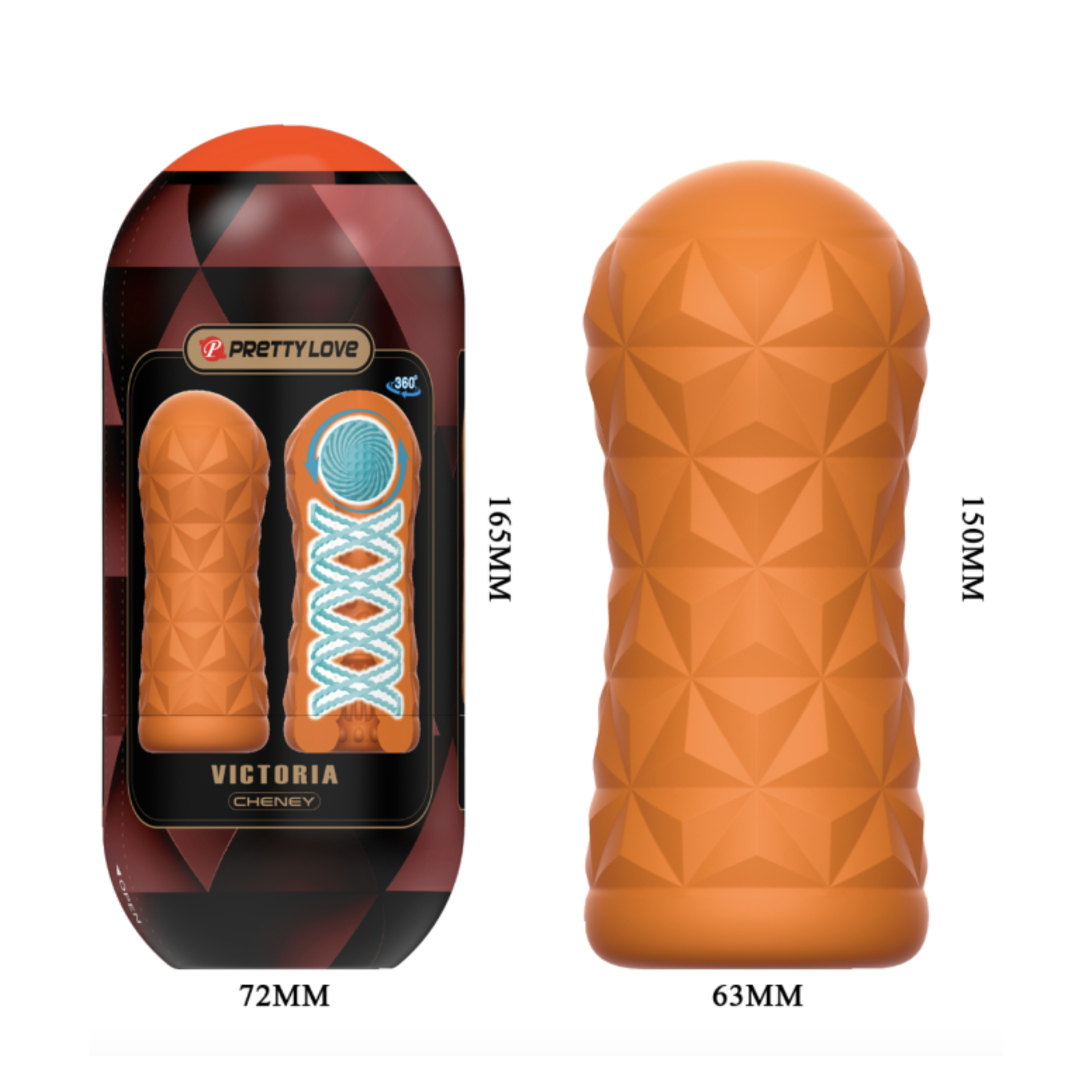 Huevo masturbador masculino 1 unidad BM-009229T6H - Imagen 3