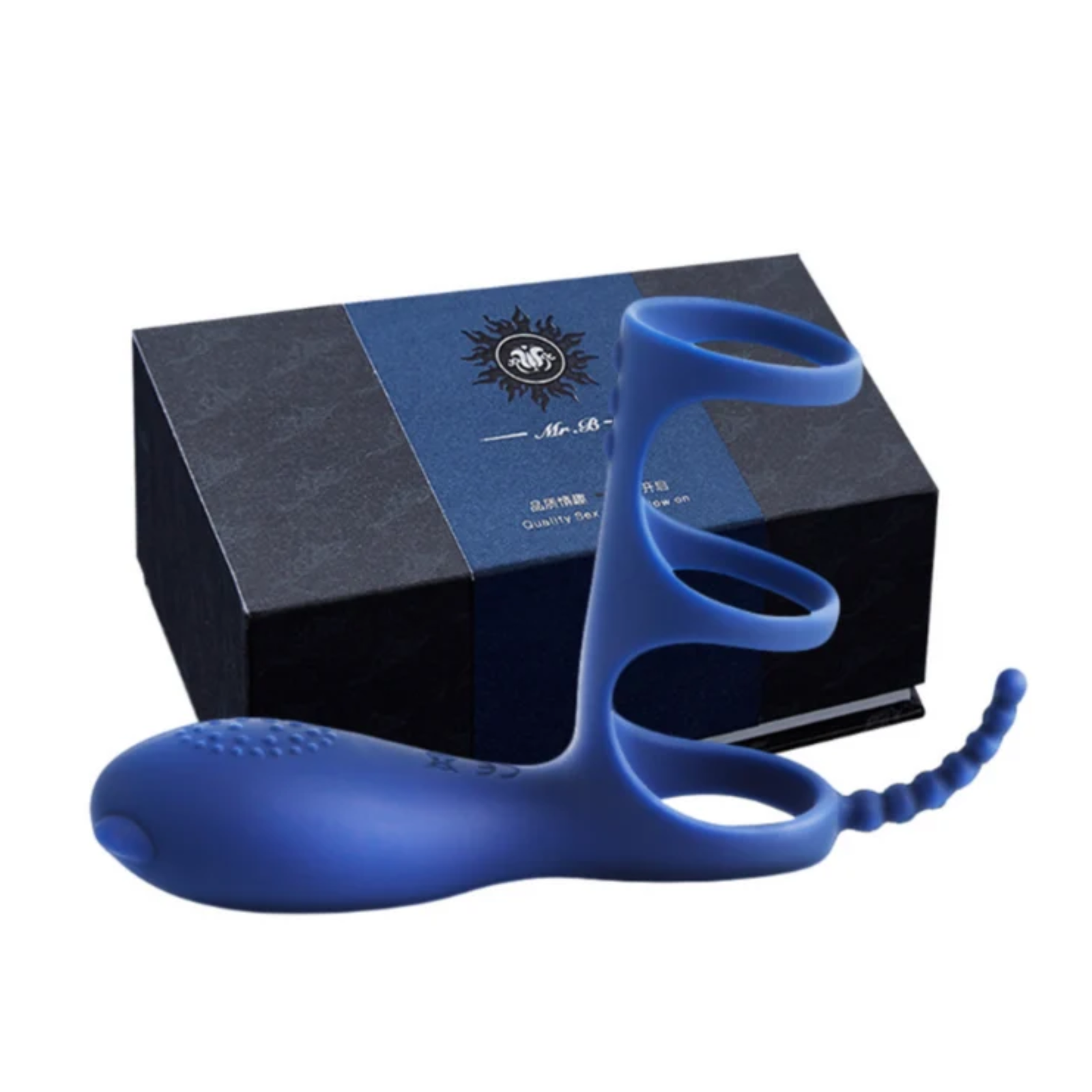 Anillo Vibrador para Pene con Extensión Anal MRB-006 - Imagen 4