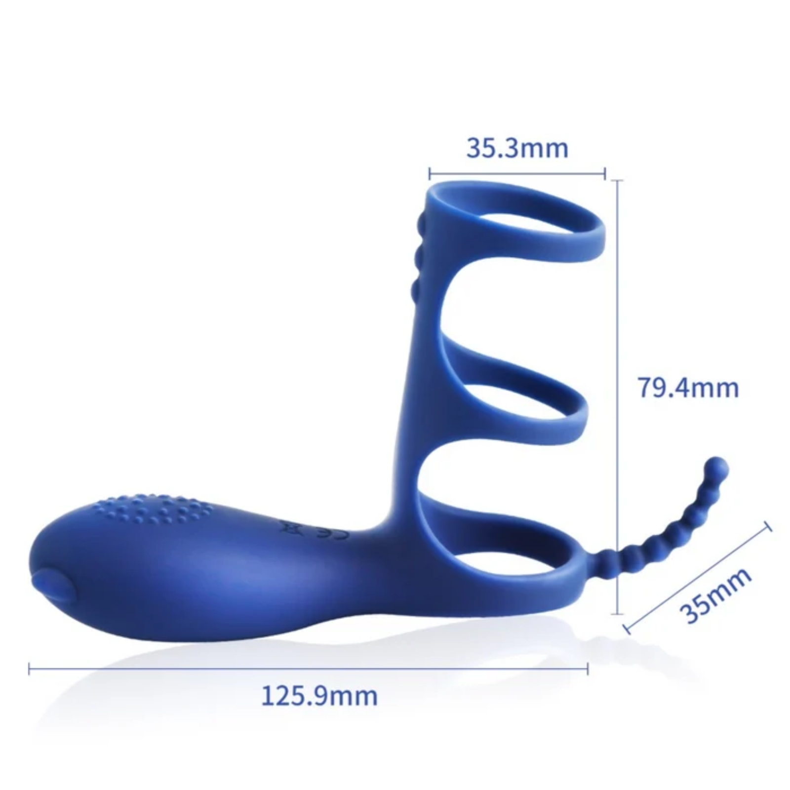 Anillo Vibrador para Pene con Extensión Anal MRB-006 - Imagen 3
