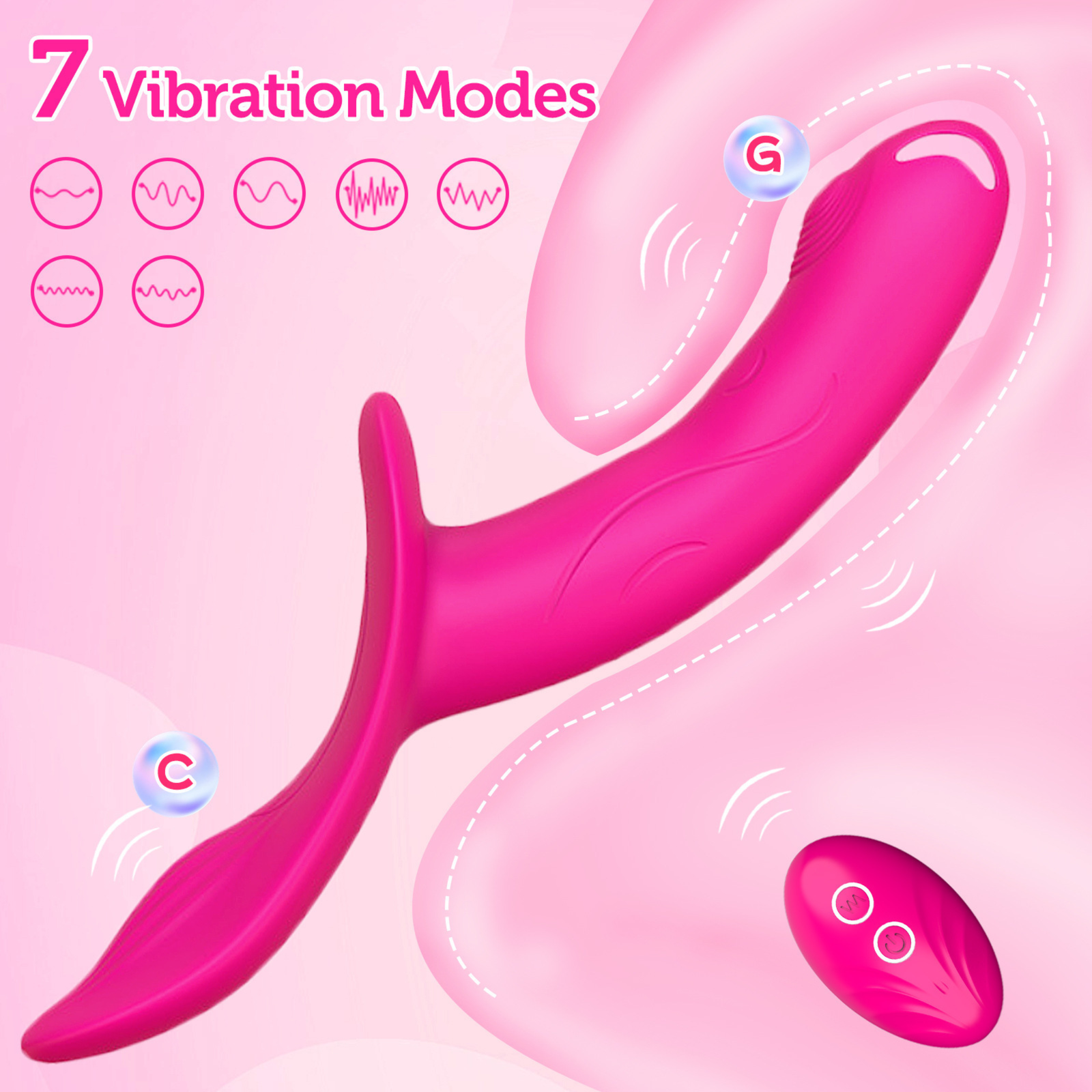 Vibrador Doble con Arnés Gina MY-1202 - Imagen 4