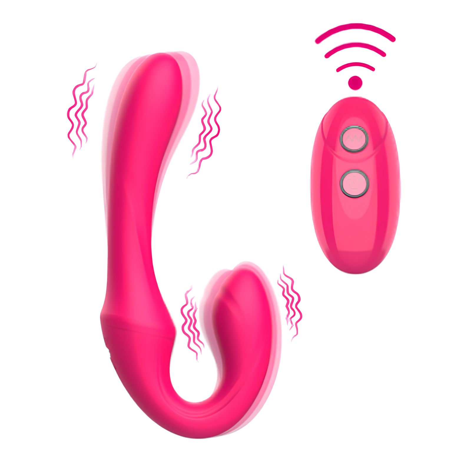 Vibrador Doble Con control Bianca MY-1206